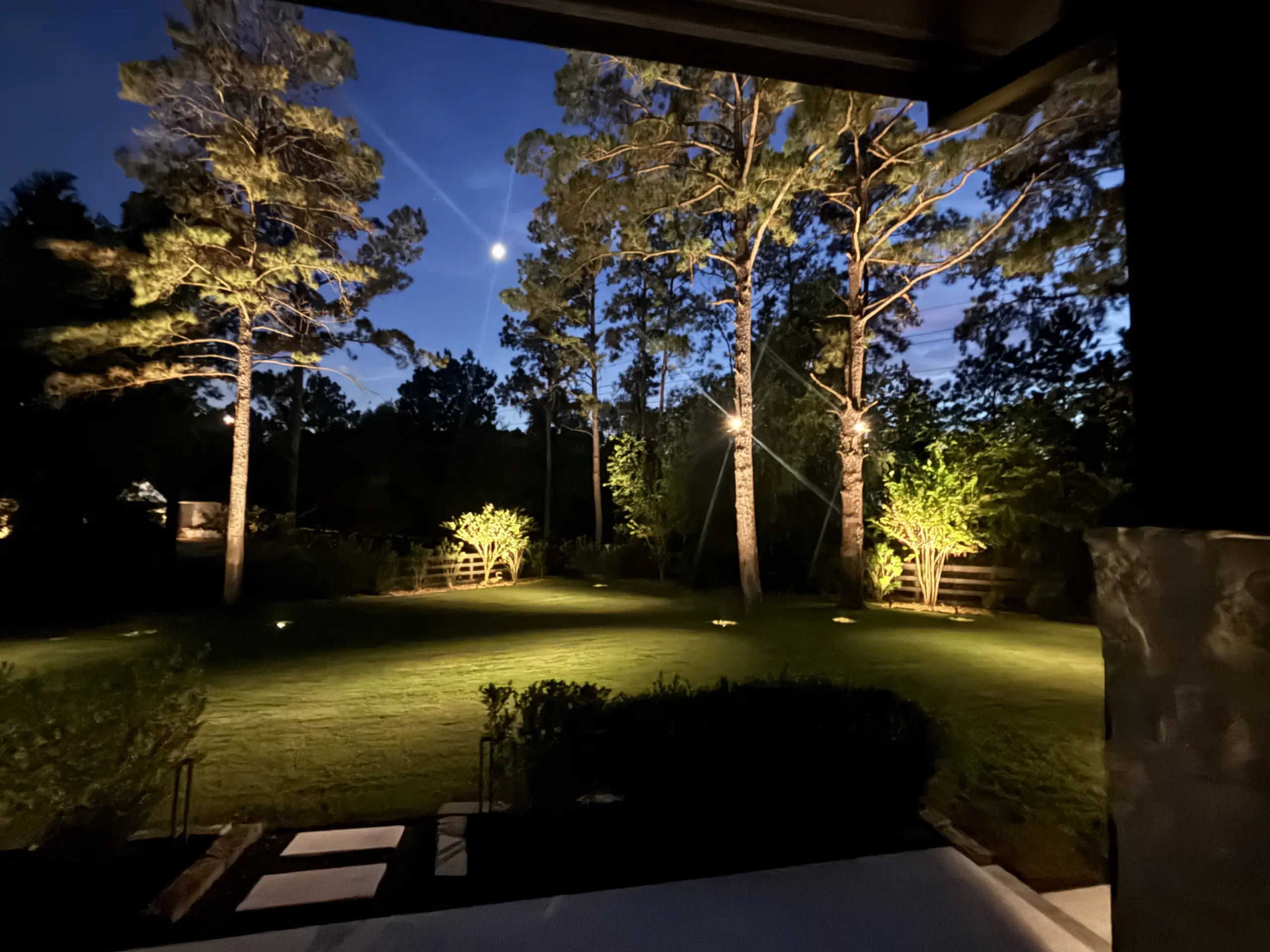 Landscape Lighting in Willow Creek Ranch in Tomball, TX
